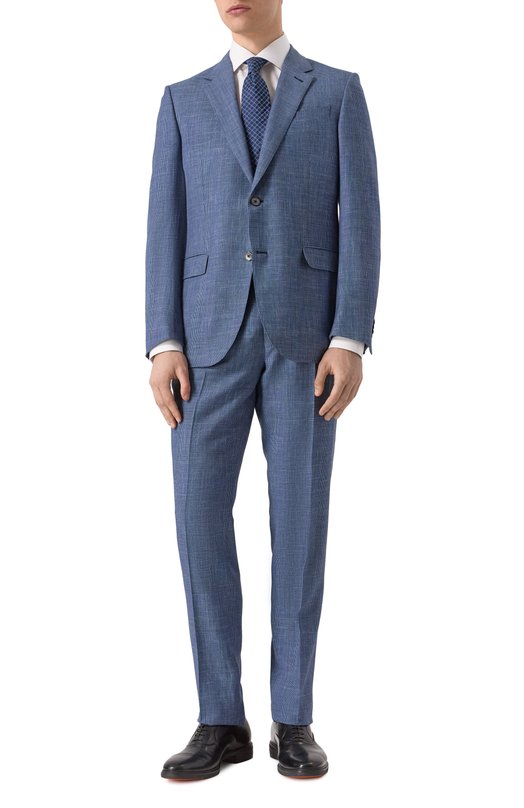 Где купить Костюм из шерсти и шелка Zegna Zegna 