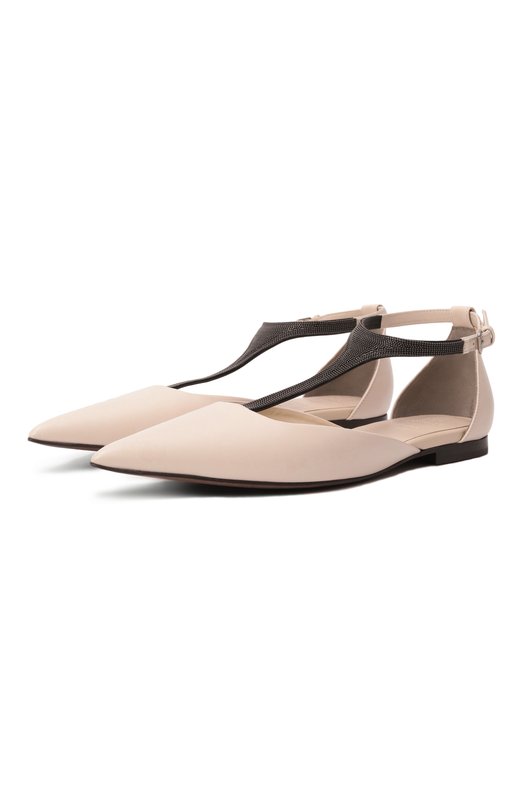 Где купить Кожаные балетки Brunello Cucinelli Brunello Cucinelli