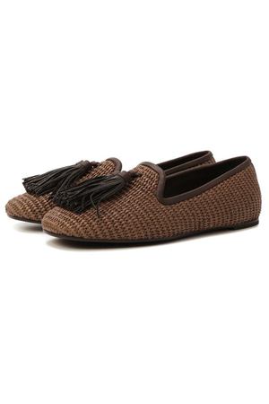 Текстильные лоферы Brunello Cucinelli