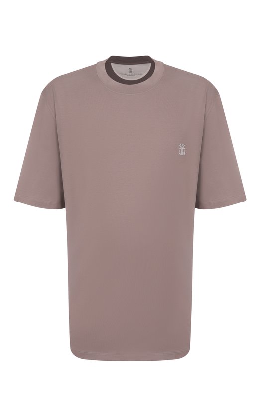 Где купить Хлопковая футболка Brunello Cucinelli Brunello Cucinelli