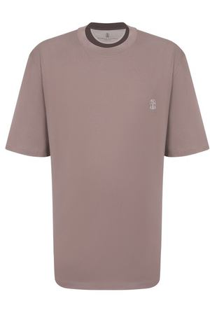 Хлопковая футболка Brunello Cucinelli