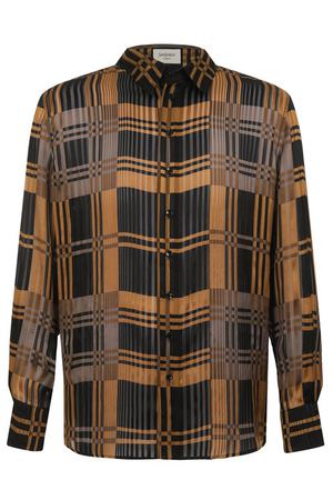Шелковая рубашка Saint Laurent
