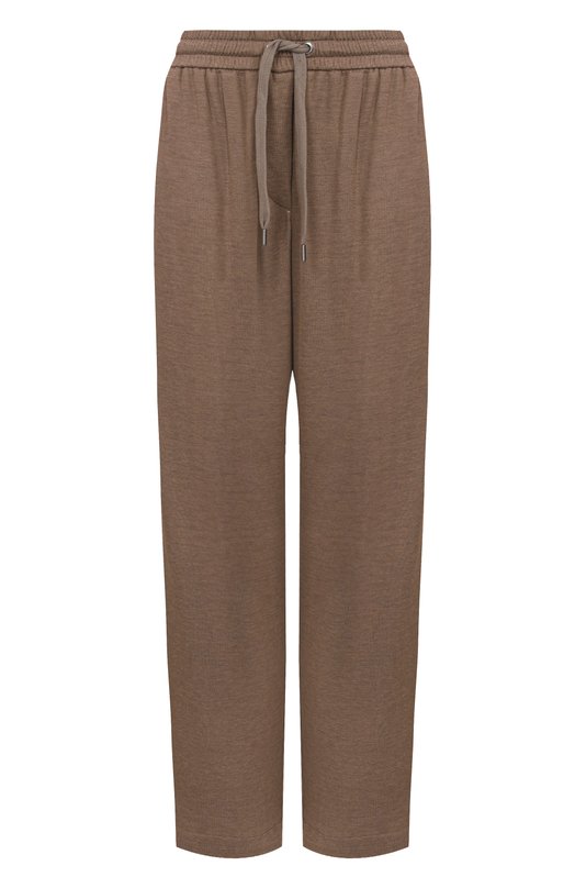 Где купить Брюки из хлопка и шелка Brunello Cucinelli Brunello Cucinelli