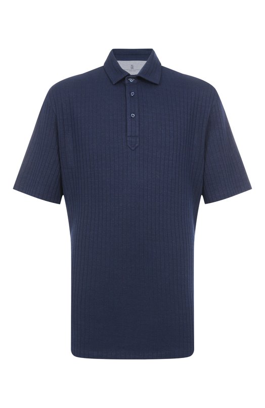 Где купить Поло изо льна и хлопка Brunello Cucinelli Brunello Cucinelli