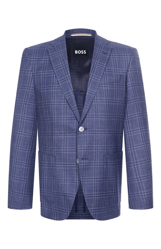 Где купить Пиджак из шерсти и шелка BOSS Boss Hugo Boss