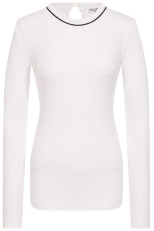 Хлопковый лонгслив Brunello Cucinelli