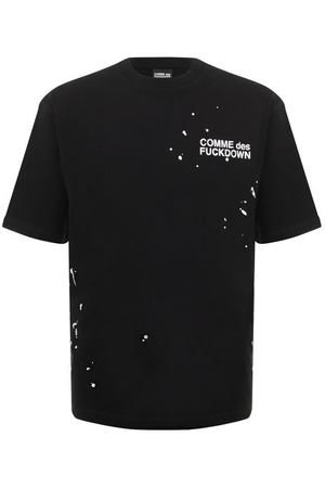 Хлопковая футболка Comme des Fuckdown