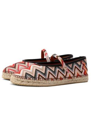 Текстильные балетки Missoni