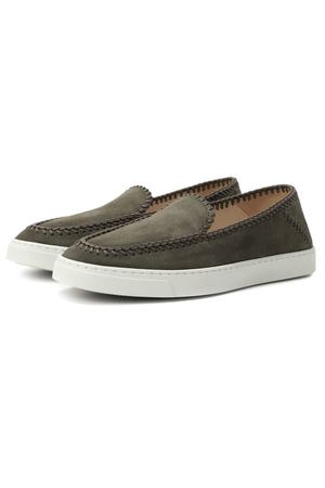 Замшевые лоферы Galleria 3 Giorgio Armani