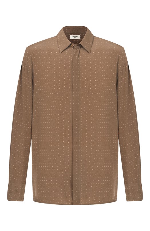 Где купить Шелковая рубашка Saint Laurent Saint Laurent