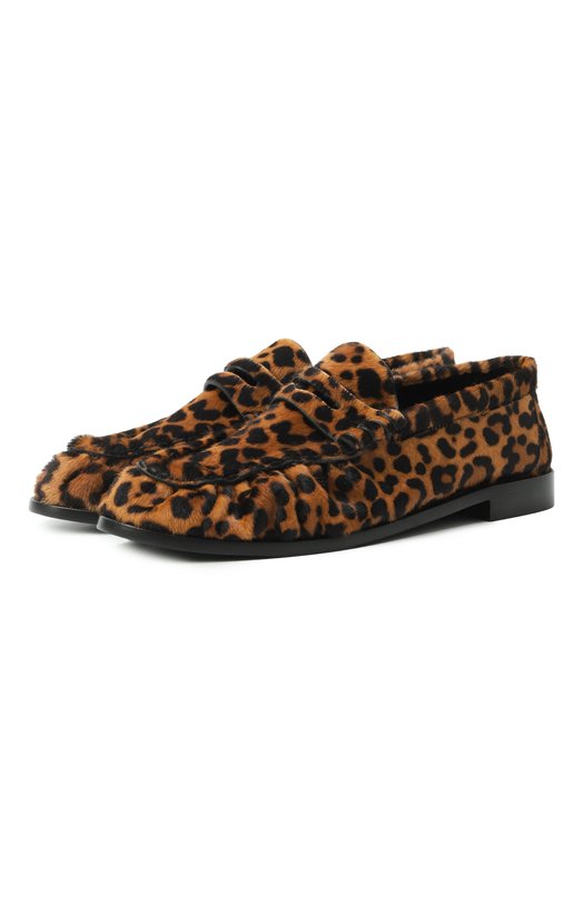 Где купить Меховые пенни-лоферы Le Loafer Saint Laurent Saint Laurent