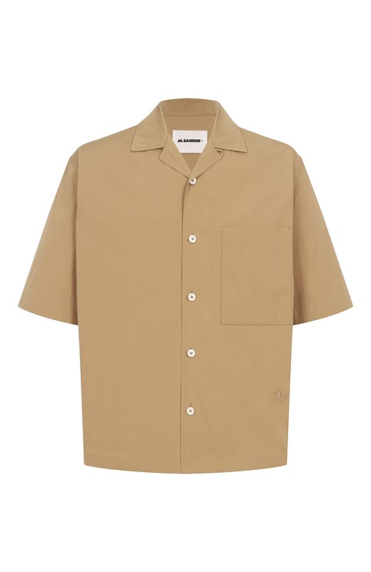 Где купить Хлопковая рубашка Jil Sander Jil Sander 