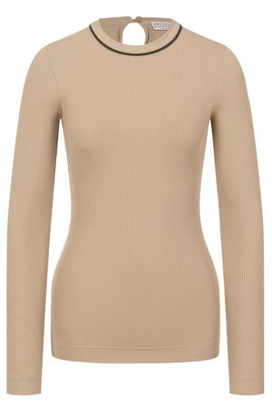 Хлопковый лонгслив Brunello Cucinelli