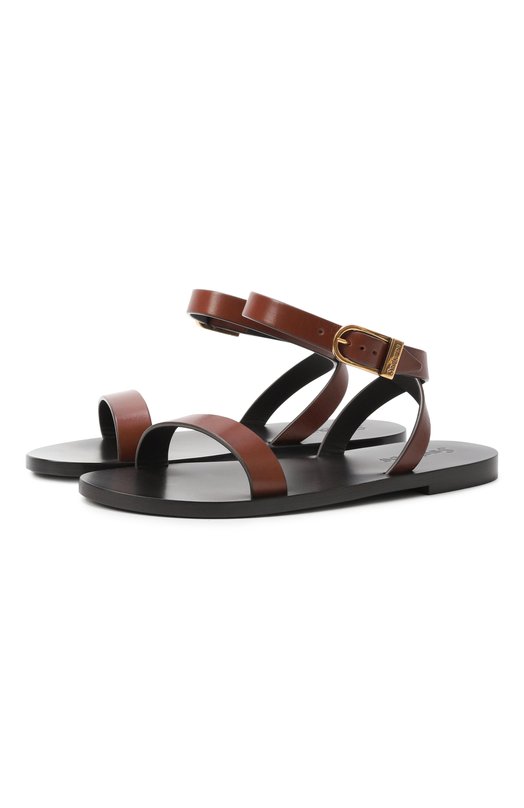 Где купить Кожаные сандалии Sahara Saint Laurent Saint Laurent 