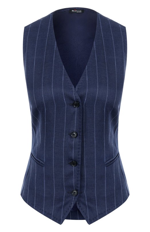 Где купить Жилет изо льна и шерсти Kiton Kiton 