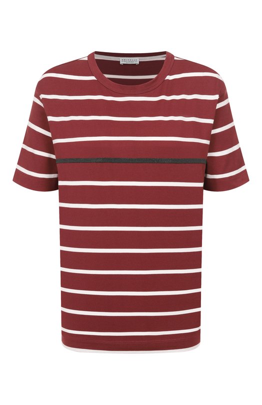 Где купить Хлопковая футболка Brunello Cucinelli Brunello Cucinelli