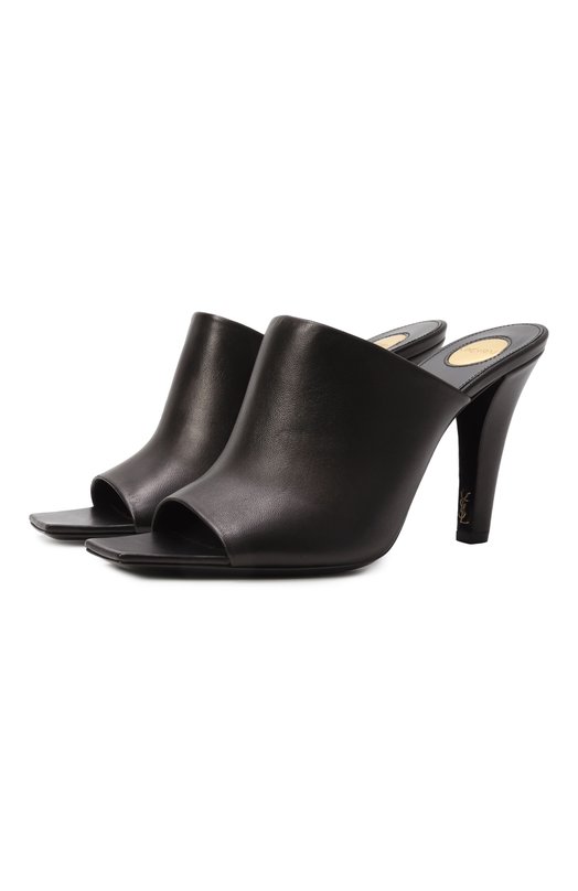 Где купить Кожаные мюли Jill 95 Saint Laurent Saint Laurent