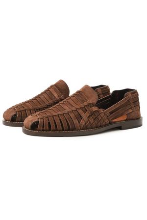 Замшевые лоферы Brunello Cucinelli