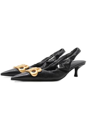 Кожаные туфли Monaco 50 Balenciaga