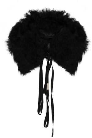 Меховой воротник из овчины Ann Demeulemeester