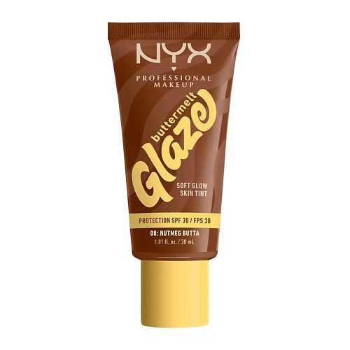 Где купить NYX Professional Makeup NYX PROFESSIONAL MAKEUP Увлажняющий тинт Buttermelt Glaze SPF 30 с эффектом сияния NYX Professional Makeup