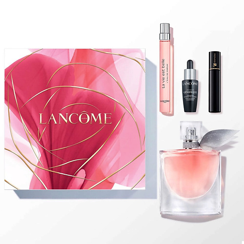 Где купить LANCOME Набор La Vie Est Belle: Парфюмерная вода + Миниатюра + Сыворотка + Тушь Lancome