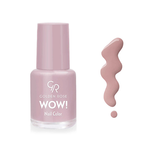 Где купить GOLDEN ROSE Лак для ногтей WOW! Nail Color Clear Golden Rose 