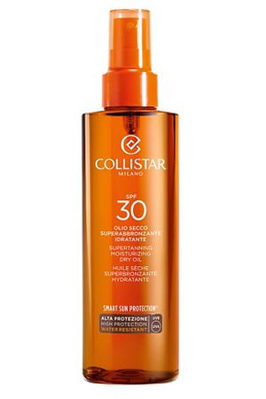 COLLISTAR Масло сухое для интенсивного загара для лица-тела-волос SPF30 Supertanning Moisturizing Dry Oil
