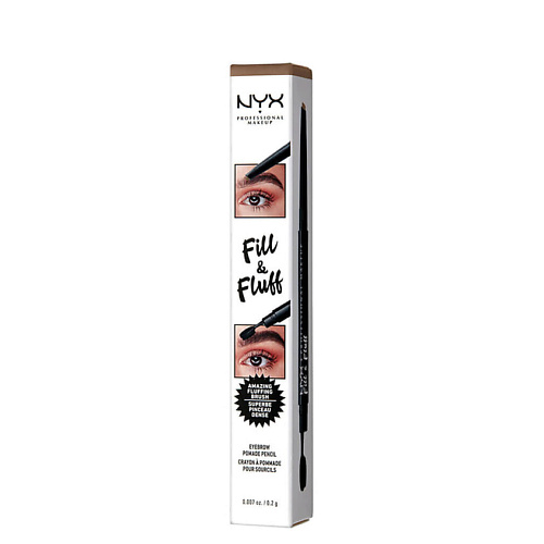Где купить NYX Professional Makeup NYX PROFESSIONAL MAKEUP Карандаш для бровей-помада Fill & Fluff NYX Professional Makeup