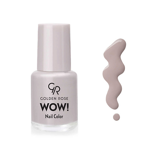 Где купить GOLDEN ROSE Лак для ногтей WOW! Nail Color Clear Golden Rose 