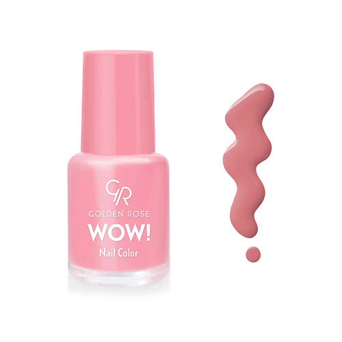 Где купить GOLDEN ROSE Лак для ногтей WOW! Nail Color Clear Golden Rose 