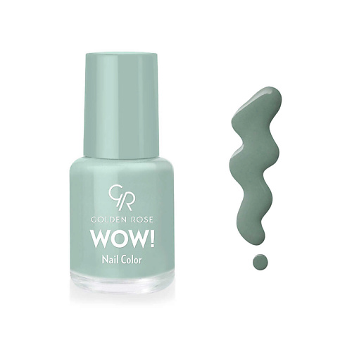 Где купить GOLDEN ROSE Лак для ногтей WOW! Nail Color Clear Golden Rose 