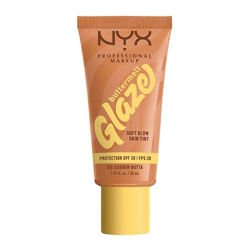Где купить NYX Professional Makeup NYX PROFESSIONAL MAKEUP Увлажняющий тинт Buttermelt Glaze SPF 30 с эффектом сияния NYX Professional Makeup