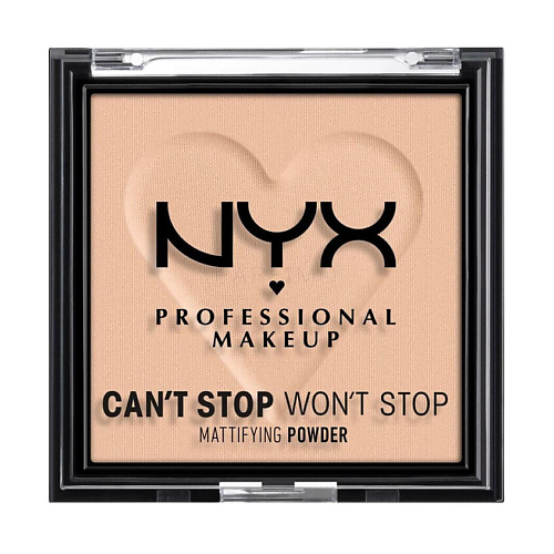 Где купить NYX Professional Makeup NYX PROFESSIONAL MAKEUP Компактная матирующая пудра Can't Stop Won't Stop NYX Professional Makeup 