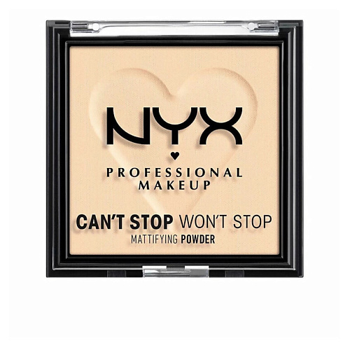 Где купить NYX Professional Makeup NYX PROFESSIONAL MAKEUP Компактная матирующая пудра Can't Stop Won't Stop NYX Professional Makeup 
