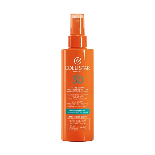 Где купить COLLISTAR Молочко-спрей с максимальным уровнем защиты SPF30 Active Protection Milk Spray Collistar