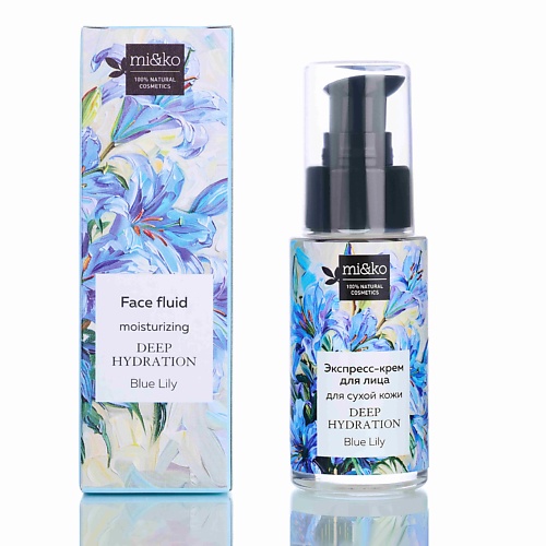 Где купить MI&KO Экспресс-крем для лица для сухой кожи Deep Hydration Blue Lily 30.0 Mi&Ko