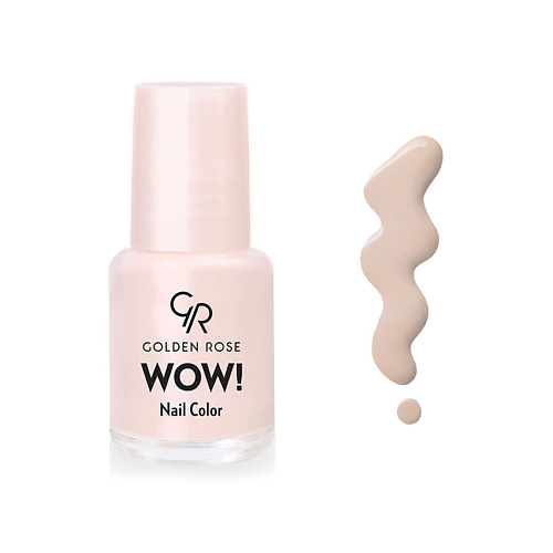 Где купить GOLDEN ROSE Лак для ногтей WOW! Nail Color Clear Golden Rose 
