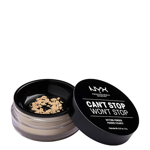 Где купить NYX Professional Makeup NYX PROFESSIONAL MAKEUP Пудра для фиксации макияжа Can't Stop Won't Stop NYX Professional Makeup