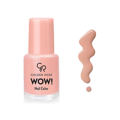 Где купить GOLDEN ROSE Лак для ногтей WOW! Nail Color Clear Golden Rose 