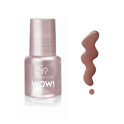 Где купить GOLDEN ROSE Лак для ногтей WOW! Nail Color Clear Golden Rose 