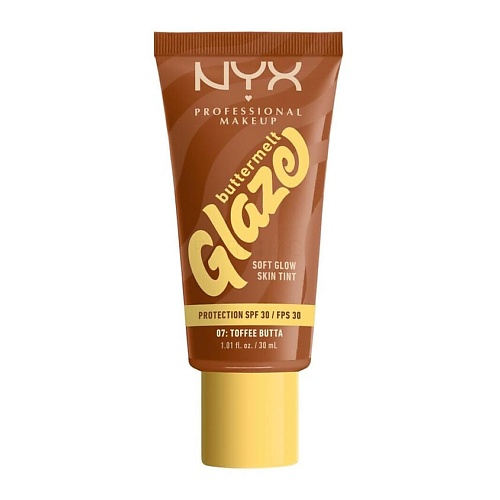 Где купить NYX Professional Makeup NYX PROFESSIONAL MAKEUP Увлажняющий тинт Buttermelt Glaze SPF 30 с эффектом сияния NYX Professional Makeup