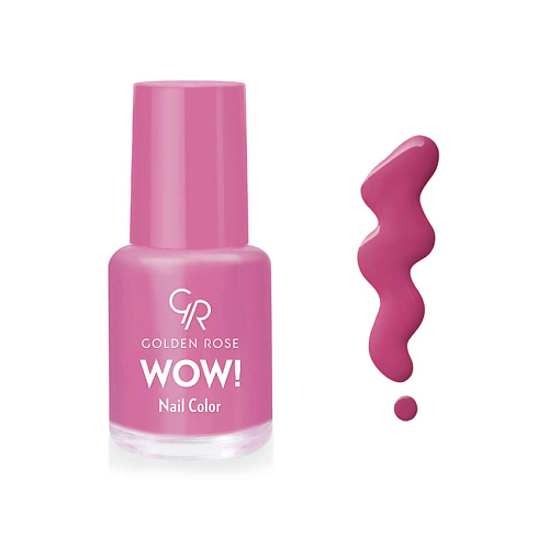 Где купить GOLDEN ROSE Лак для ногтей WOW! Nail Color Clear Golden Rose 
