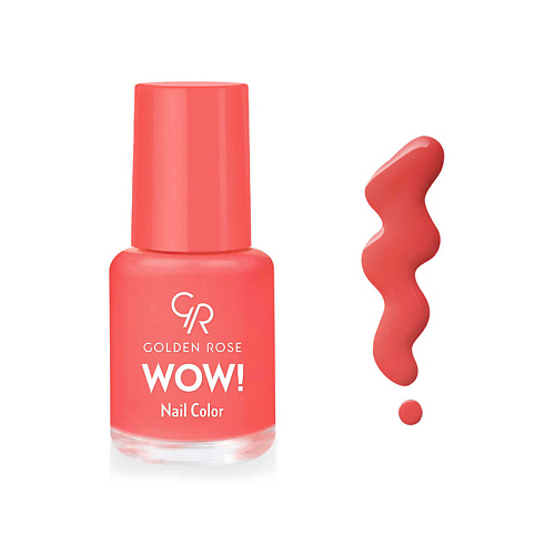 Где купить GOLDEN ROSE Лак для ногтей WOW! Nail Color Clear Golden Rose 