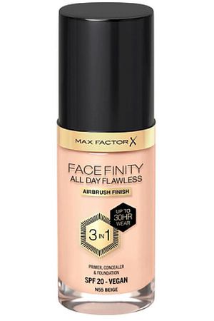 MAX FACTOR Тональная основа Facefinity All Day Flawless 3 в 1