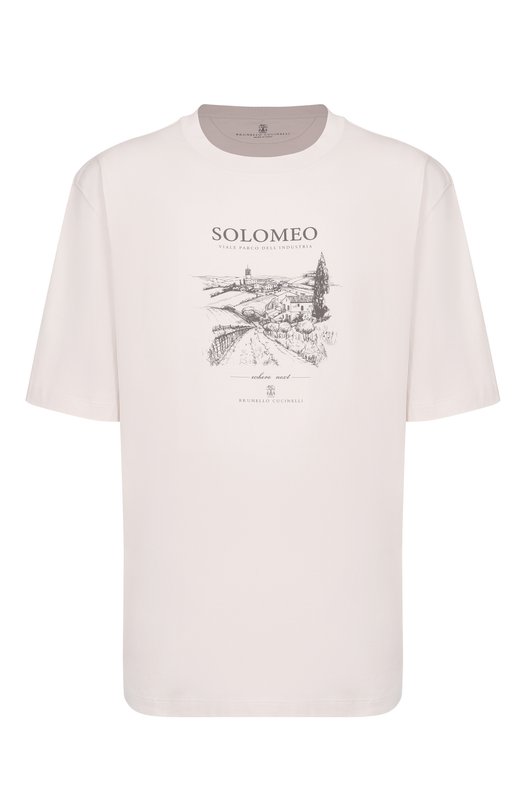 Где купить Хлопковая футболка Brunello Cucinelli Brunello Cucinelli