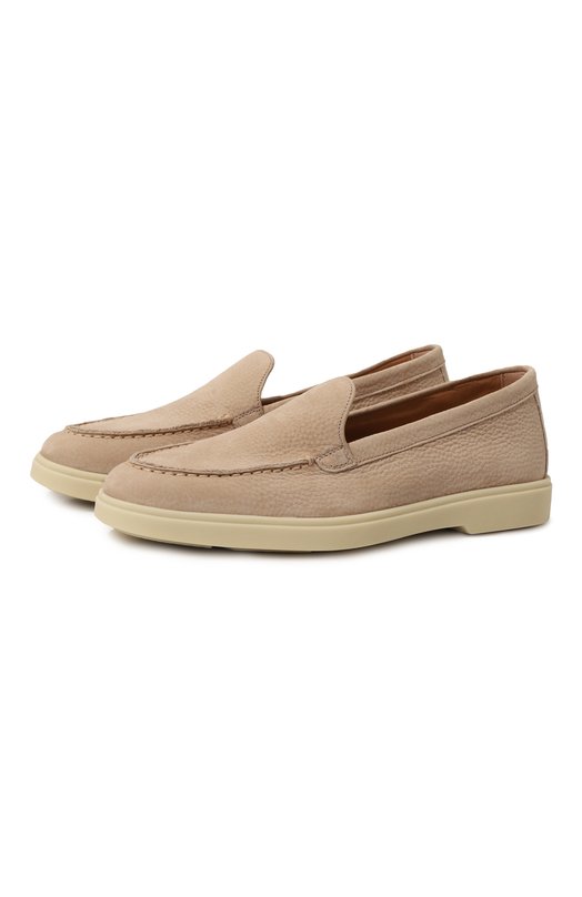 Где купить Лоферы из нубука Yalta Santoni Santoni