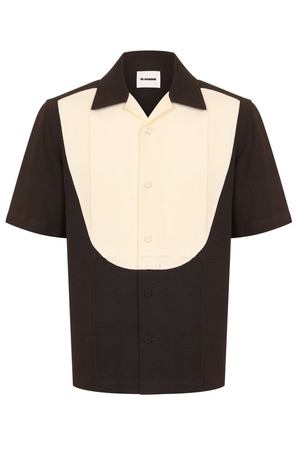 Рубашка из вискозы и шелка Jil Sander