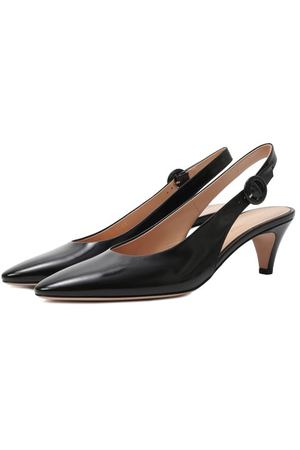 Кожаные туфли Plexi 55 Gianvito Rossi