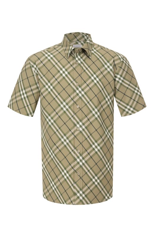 Где купить Хлопковая рубашка Burberry Burberry